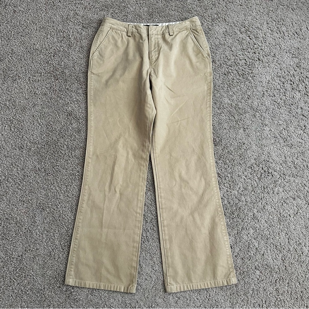 Banana Republic Harrison Khaki Trouser Pants Womens 4